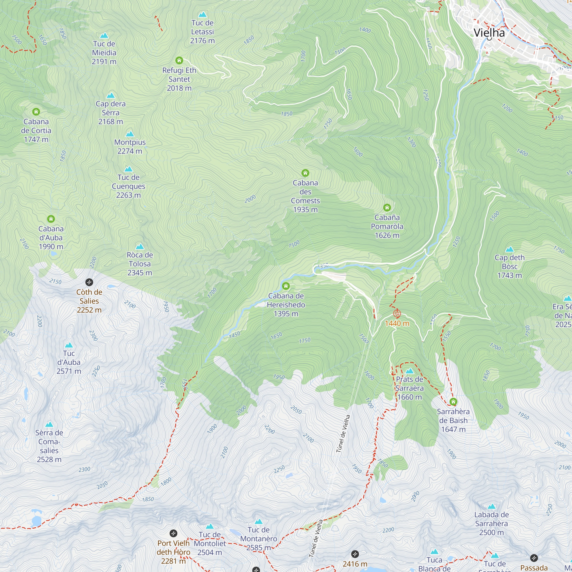 Cabana de Hereishedo map