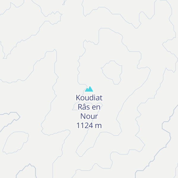 Map of Koudiat Râs en Nour