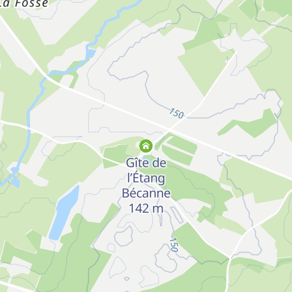 Map of Gîte de l’Étang Bécanne