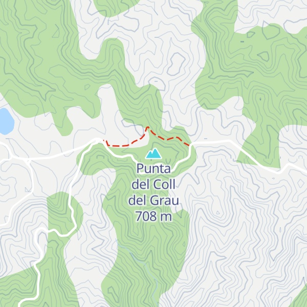 Map of Punta del Coll del Grau