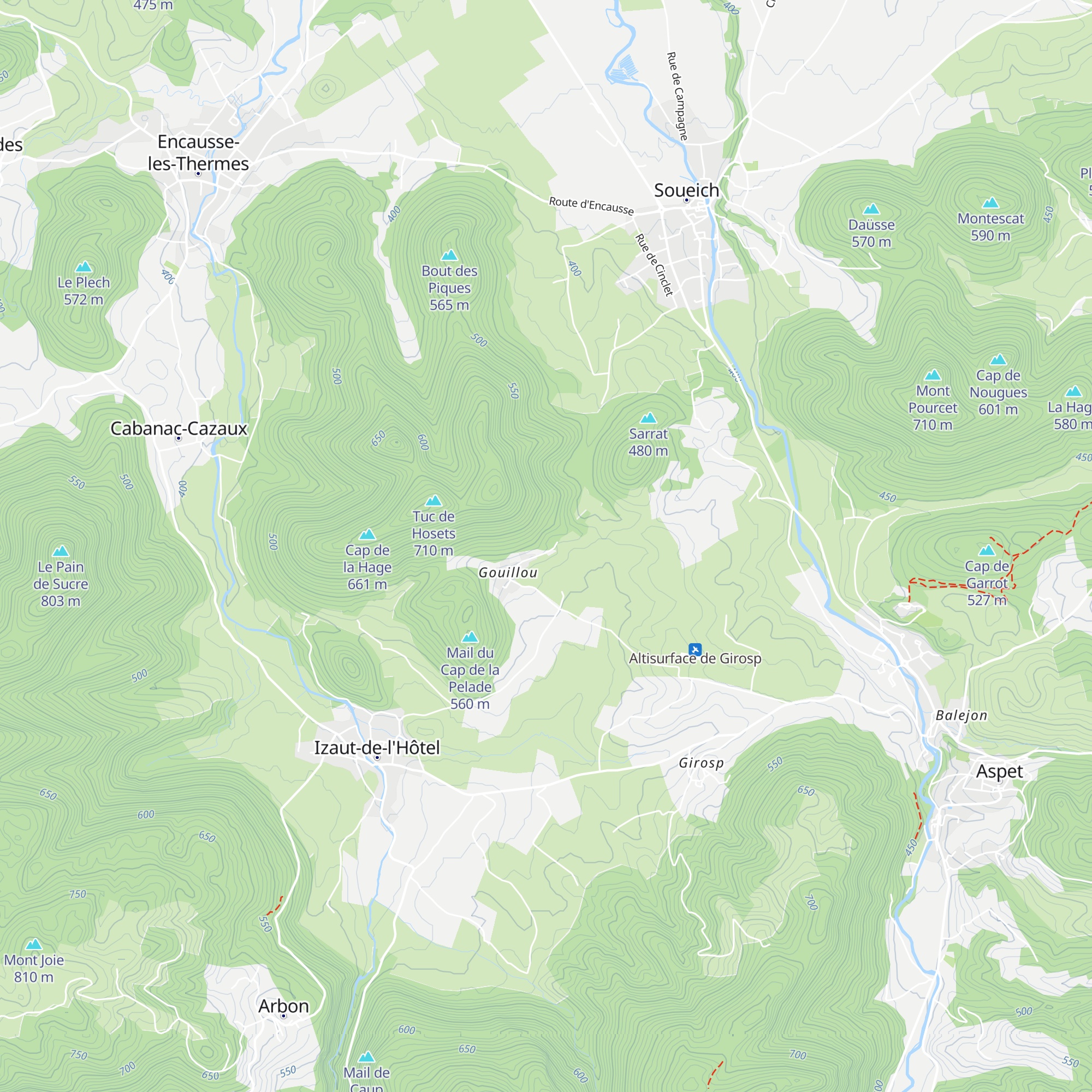 Refuge des Sittelles map
