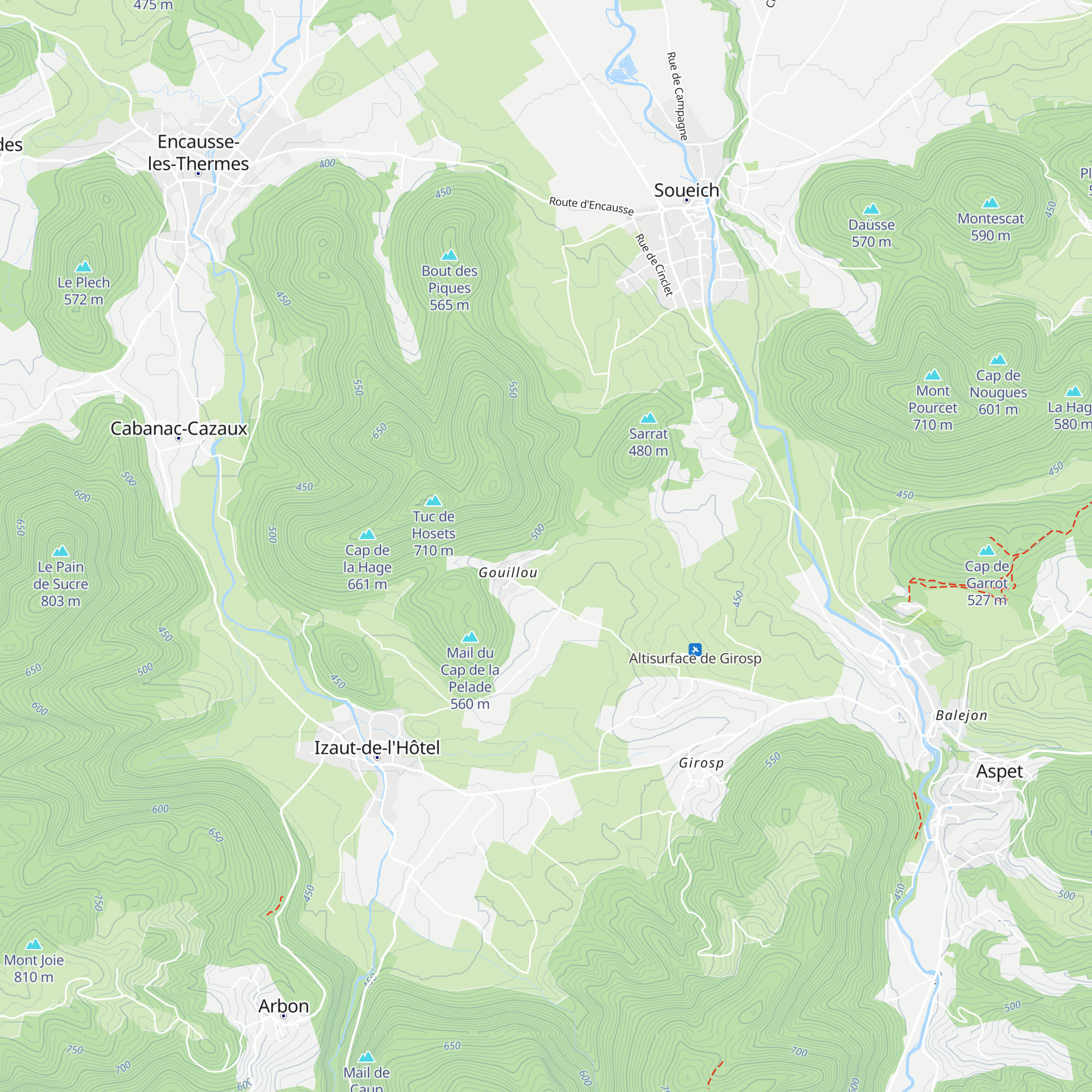 Refuge des Sittelles map
