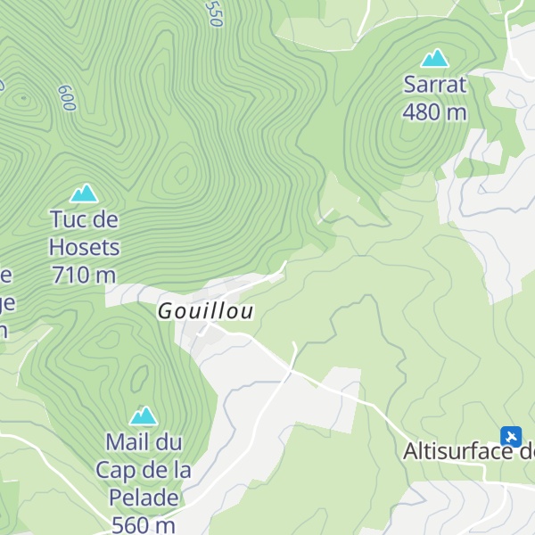 Map of Refuge des Sittelles