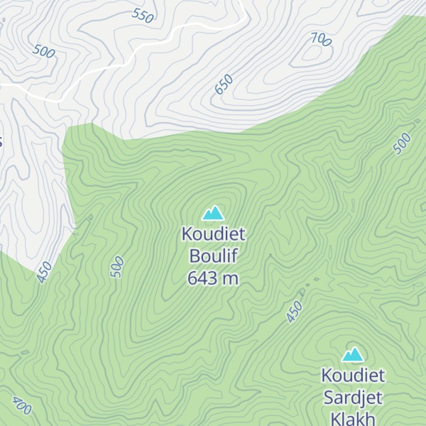 Map of Koudiet Boulif