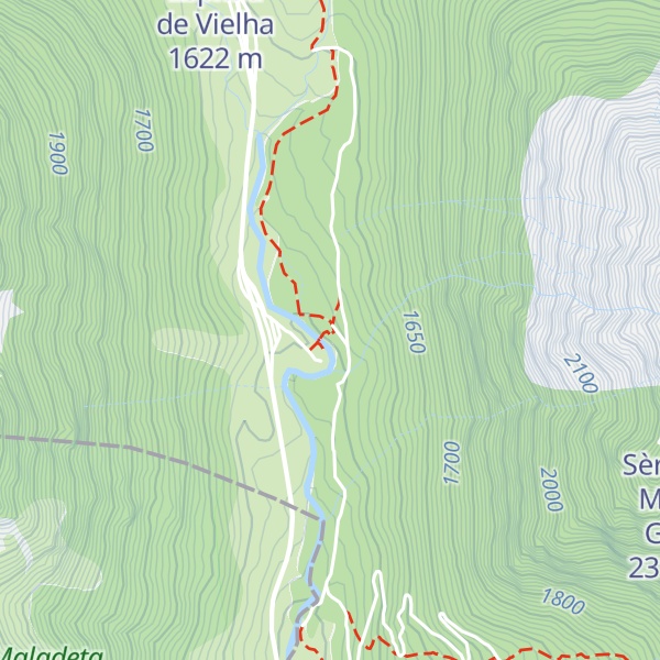 Map of Refugi de Conangles