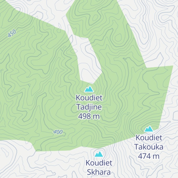Map of Koudiet Tadjine