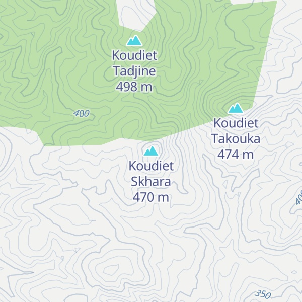 Map of Koudiet Skhara