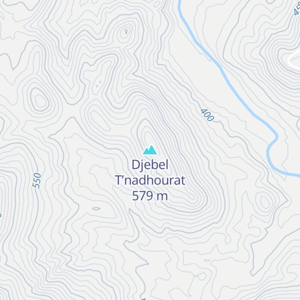 Map of Djebel T’nadhourat