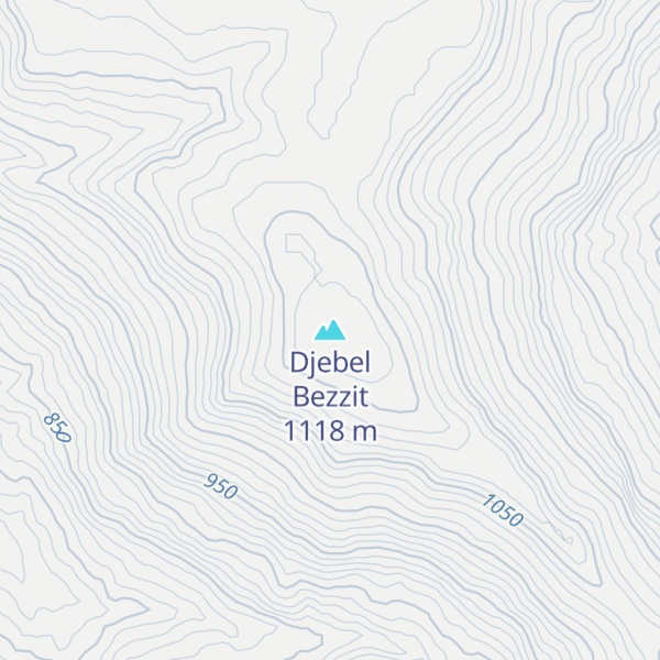 Map of Djebel Bezzit