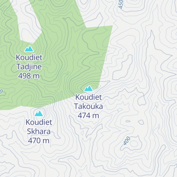 Map of Koudiet Takouka