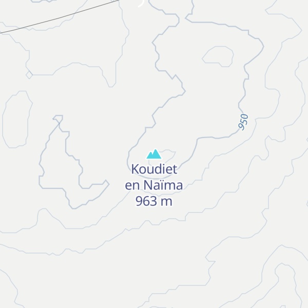 Map of Koudiet en Naïma