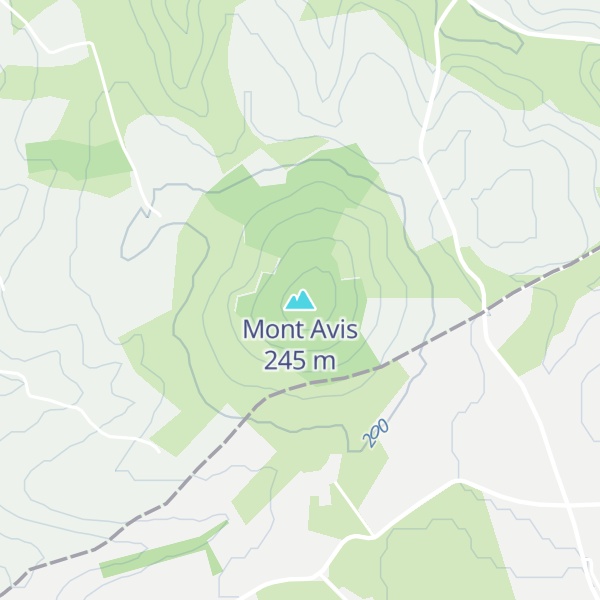 Map of Mont Avis