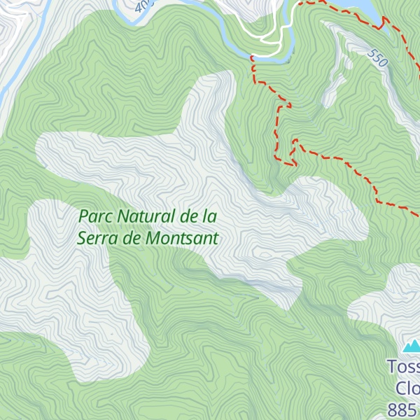 Map of La Llebrida