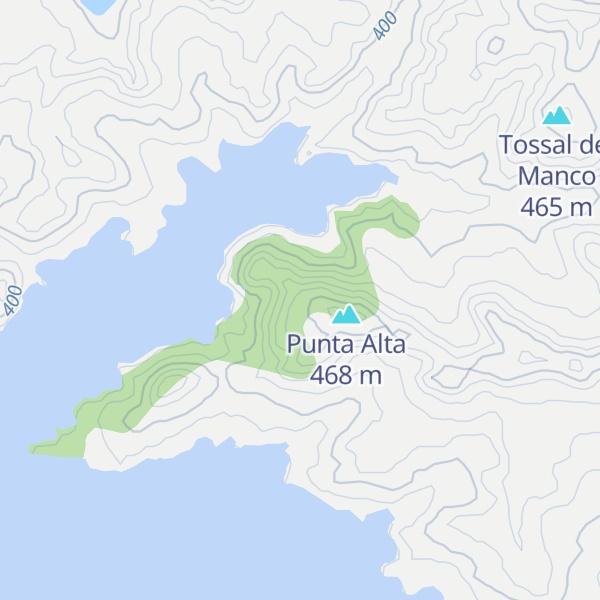 Map of Serrall de la Punta Alta