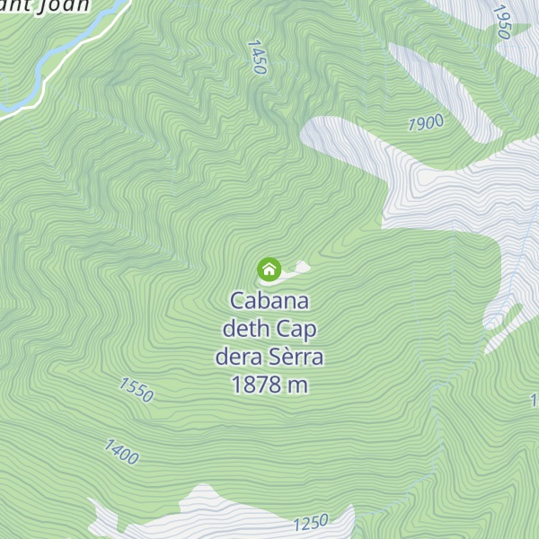 Map of Cabana deth Cap dera Sèrra