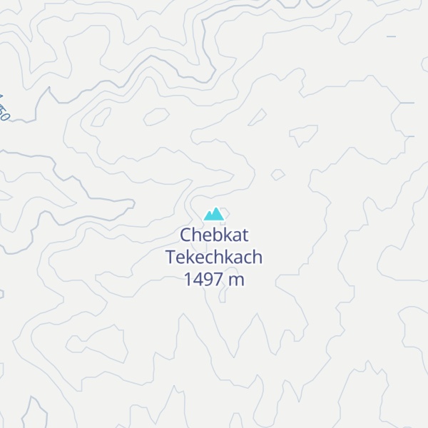 Map of Chebkat Tekechkach
