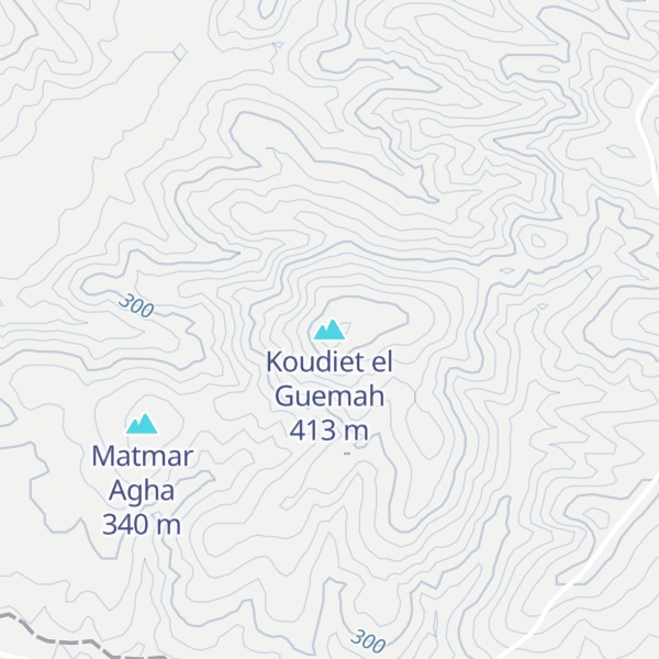 Map of Koudiet el Guemah