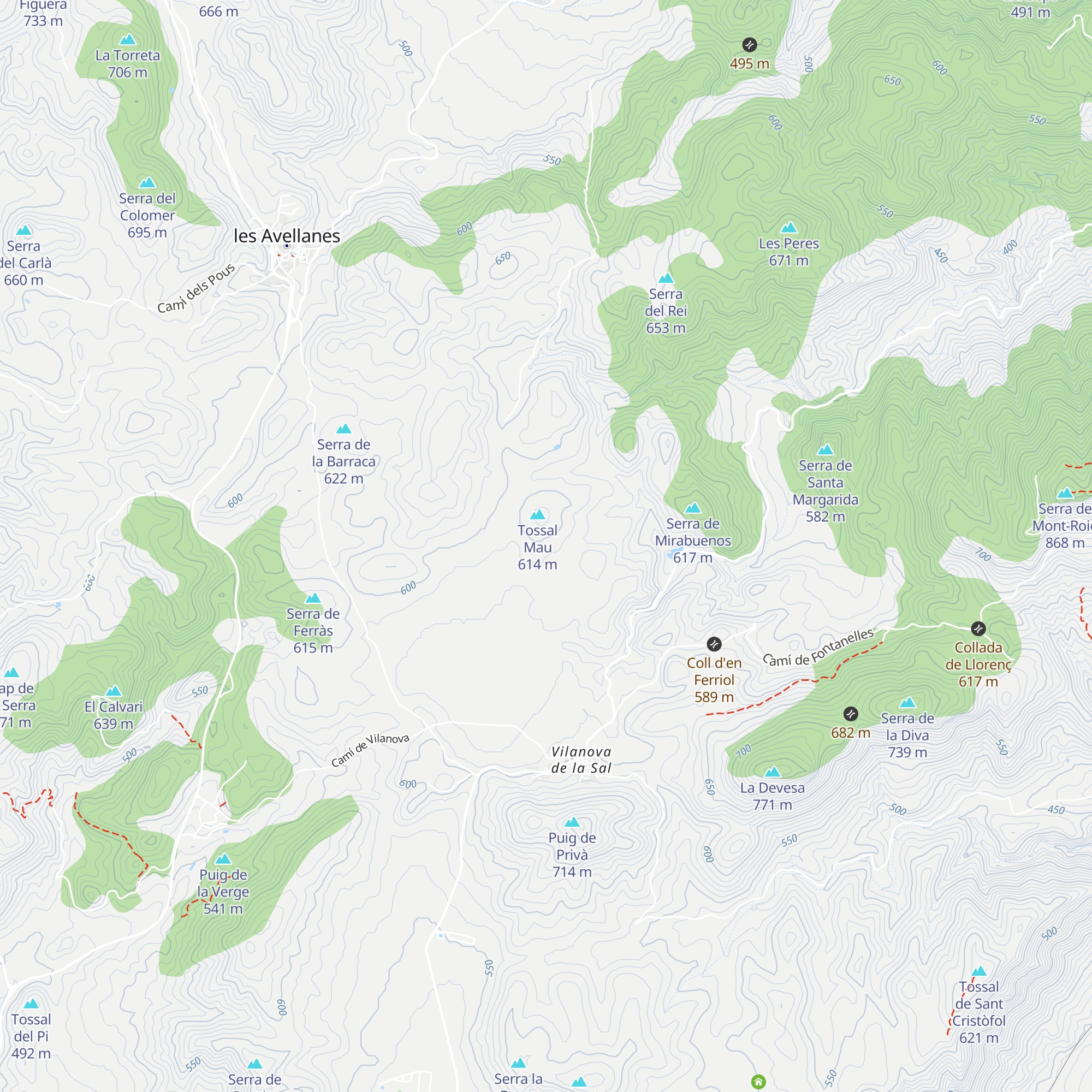 Cabana del Mau map