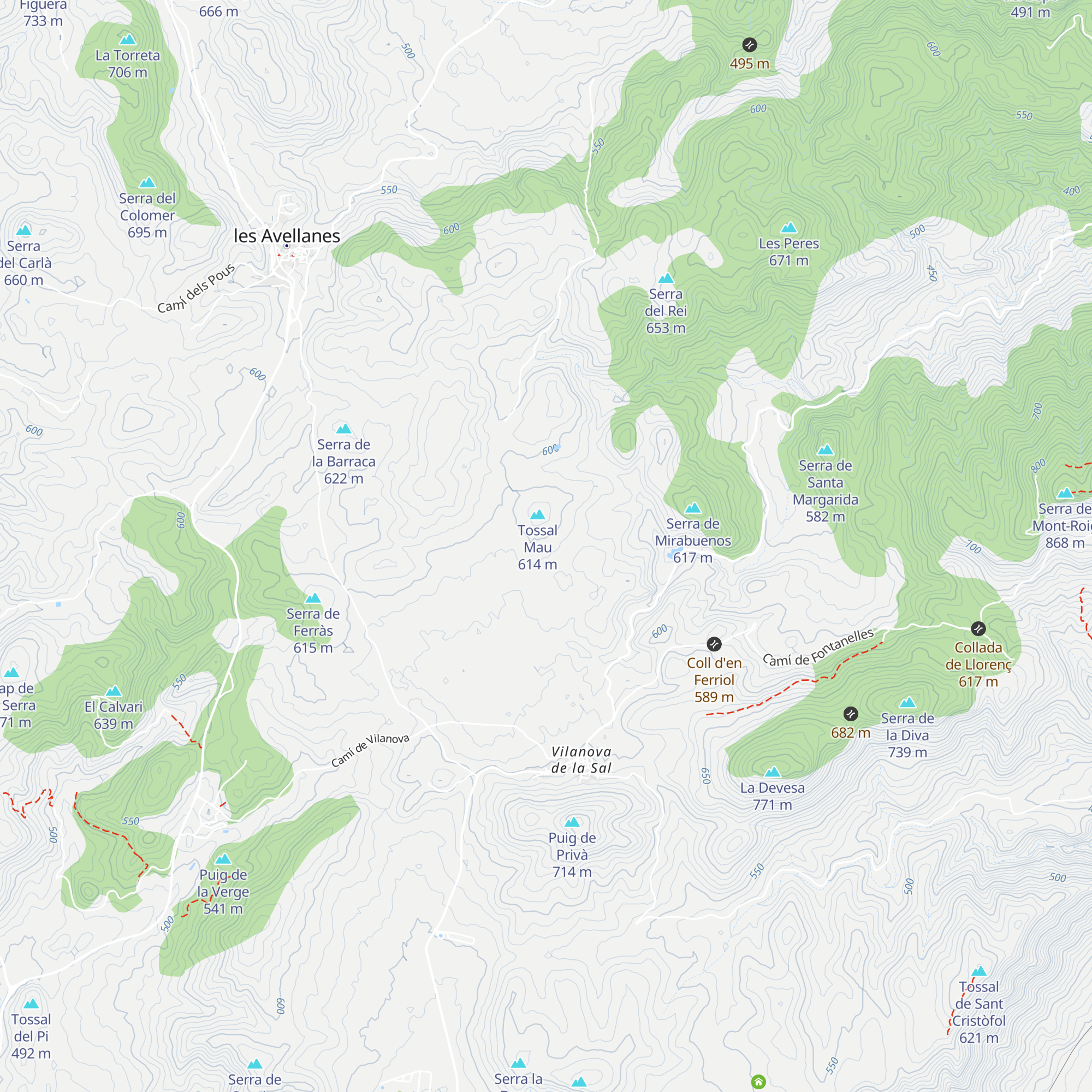 Cabana del Mau map