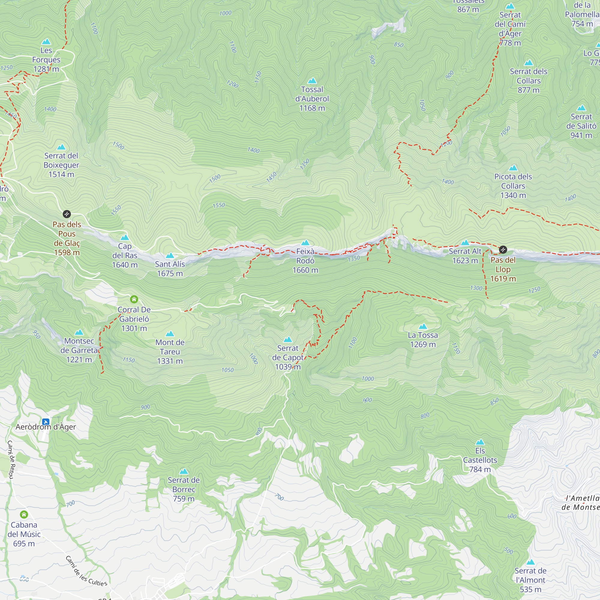 Cova d'en Rossell map