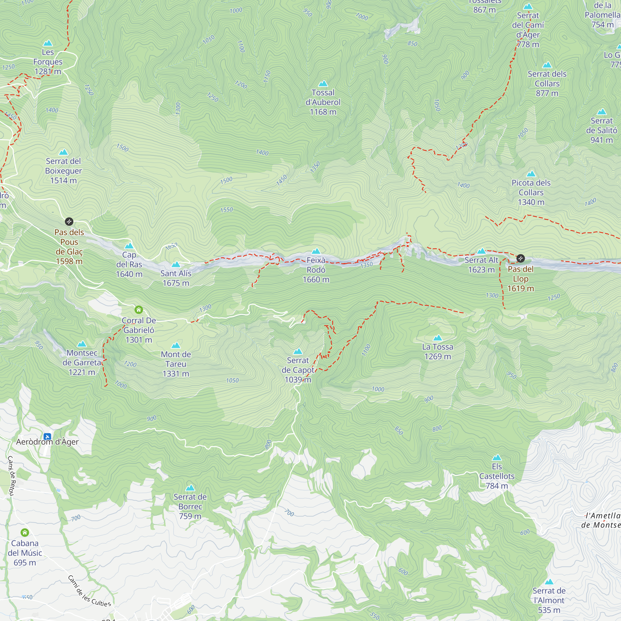 Cova d'en Rossell map