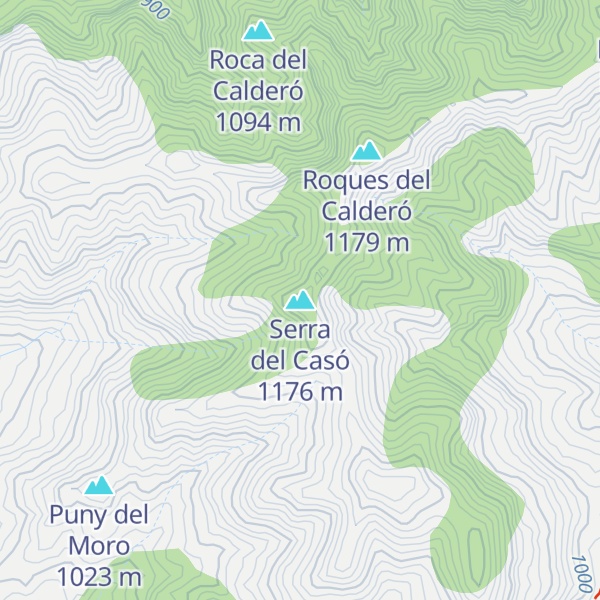 Map of Serra del Casó