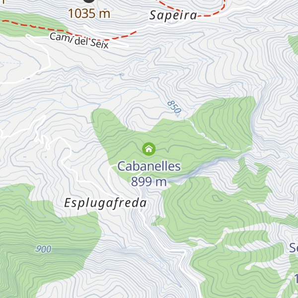 Map of Cabanelles