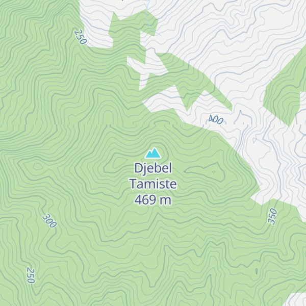 Map of Djebel Tamiste