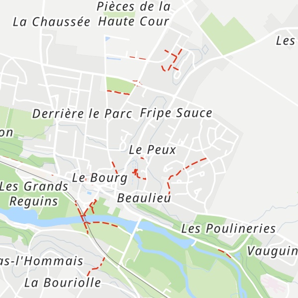 Map of Gîte Le Peu