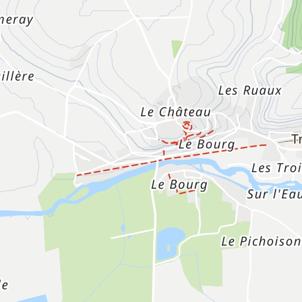 Map of Gîte du Vieux Chai de Trôo