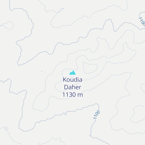Map of Koudia Daher