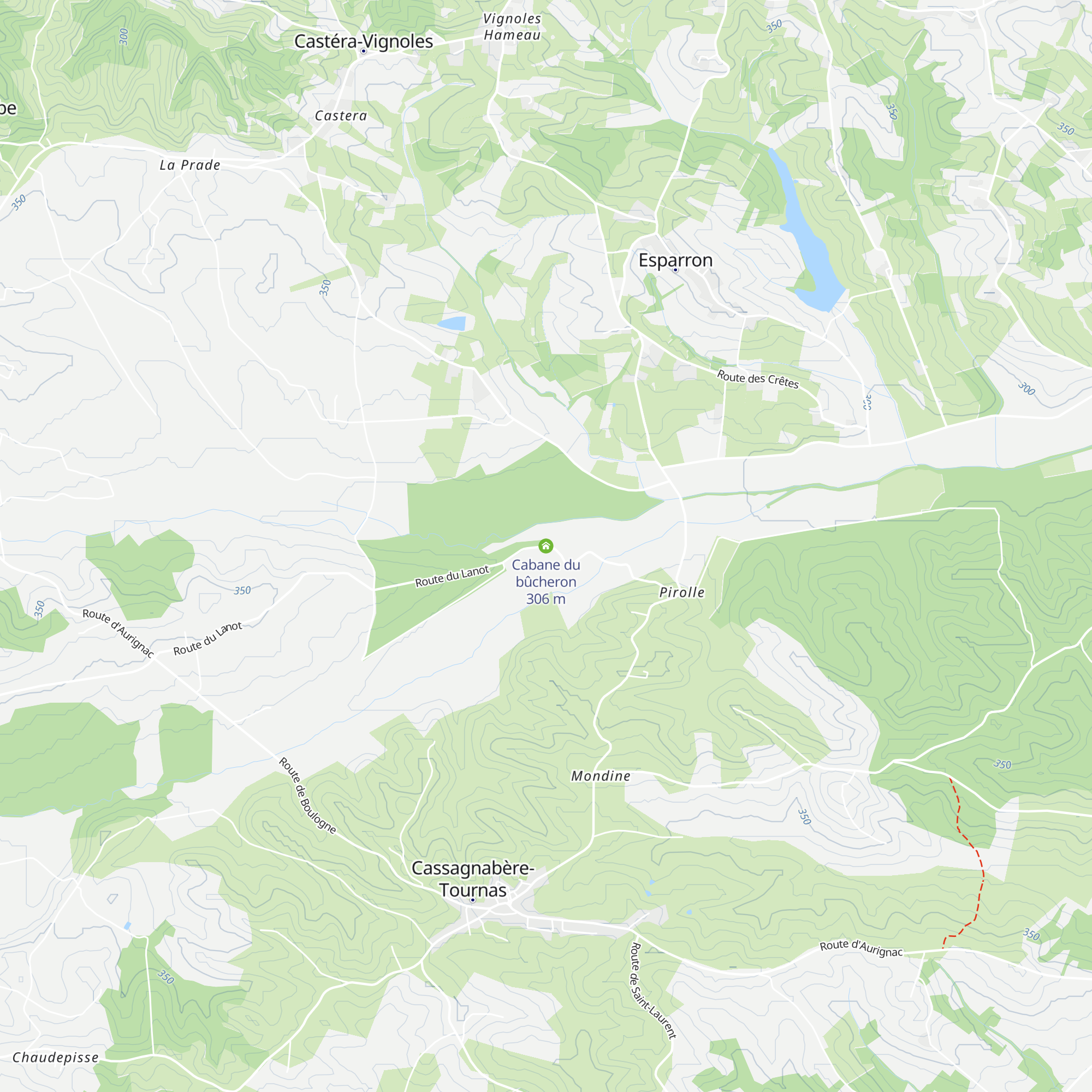 Cabane du bûcheron map