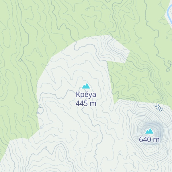 Map of Kpéya