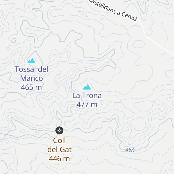 Map of La Trona
