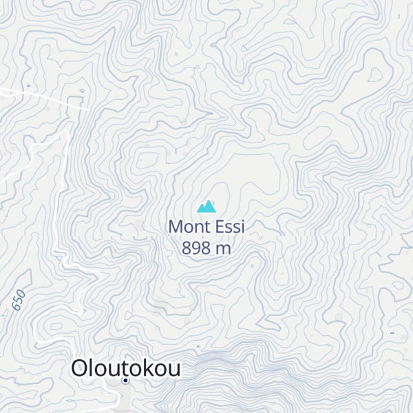Map of Mont Essi