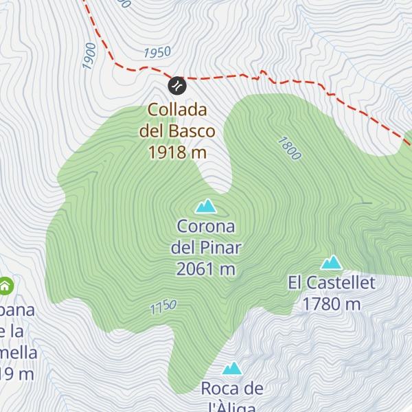 Map of Corona del Pinar