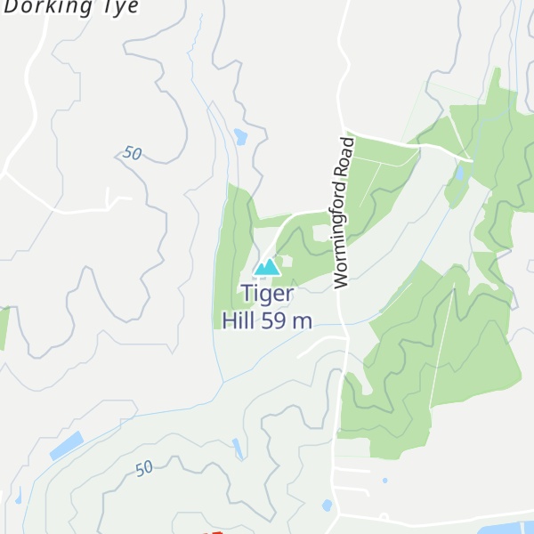 Map of Tiger Hill