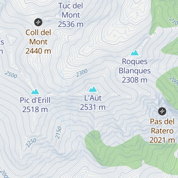 Map of Tossal de la Sentella