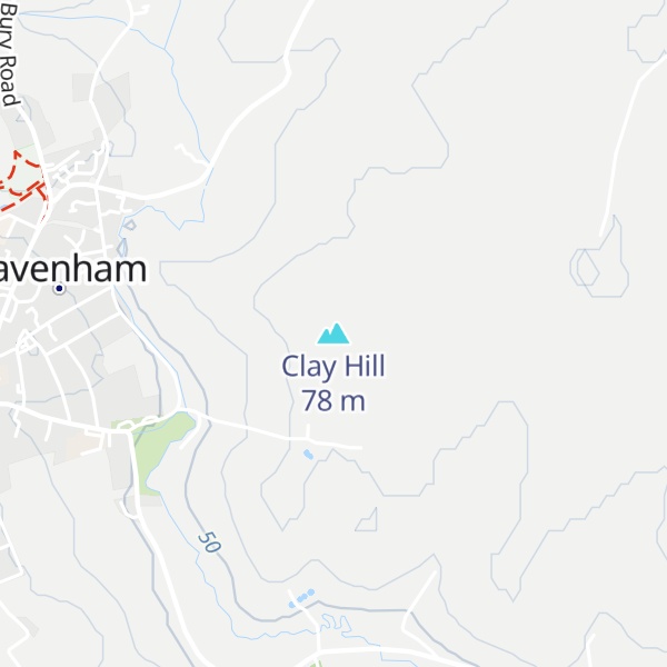 Map of Clay Hill