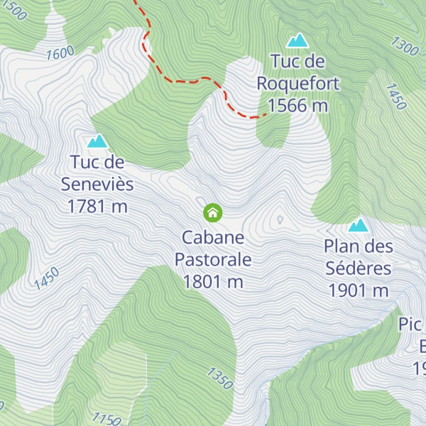 Map of Cabane Pastorale