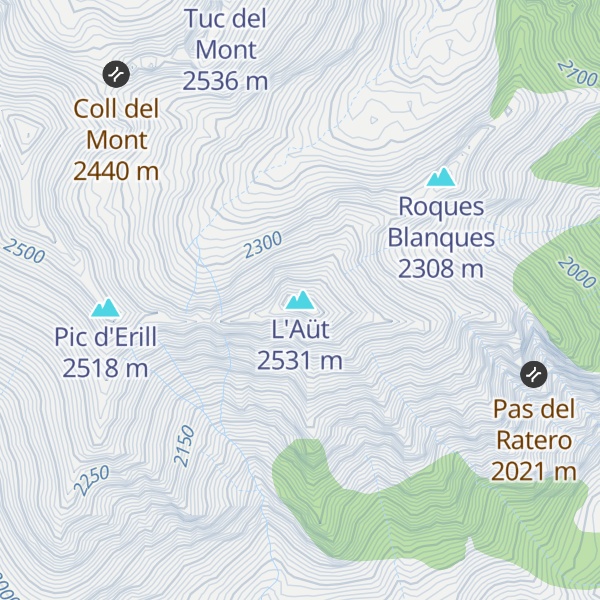 Map of L'Aüt