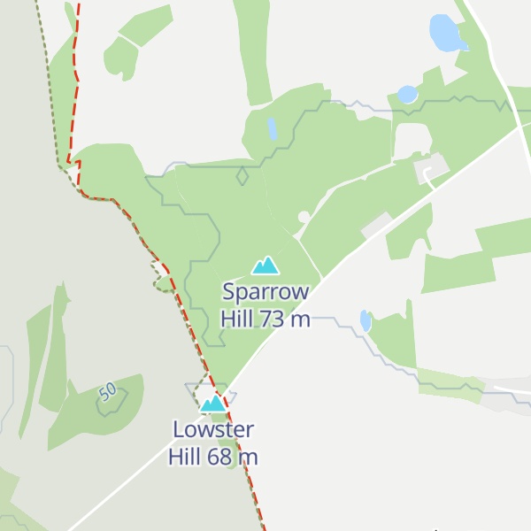 Map of Sparrow Hill