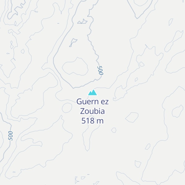 Map of Guern ez Zoubia