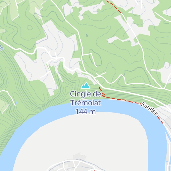 Map of Cingle de Trémolat