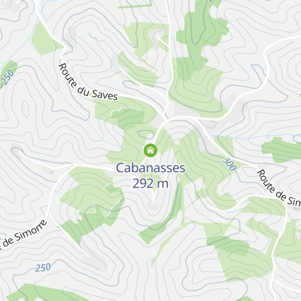 Map of Cabanasses
