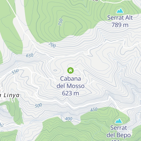 Map of Cabana del Mosso