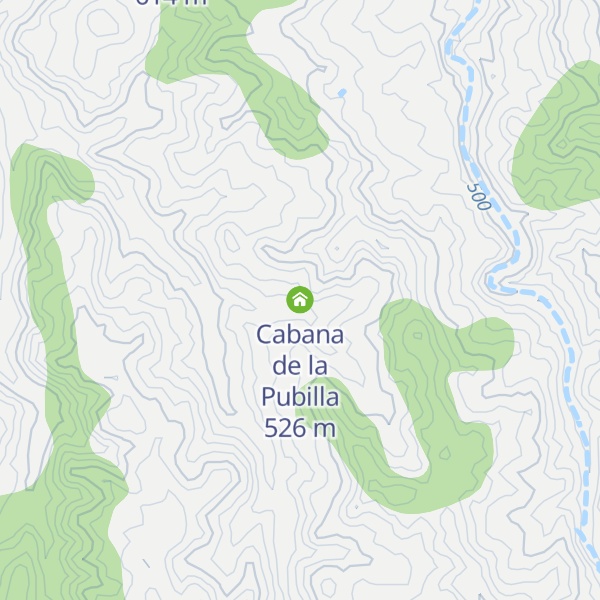 Map of Cabana de la Pubilla