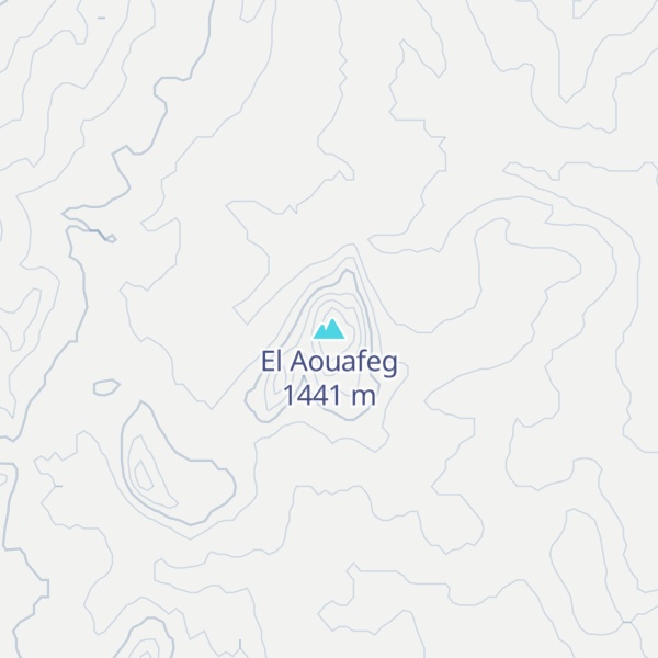 Map of El Aouafeg