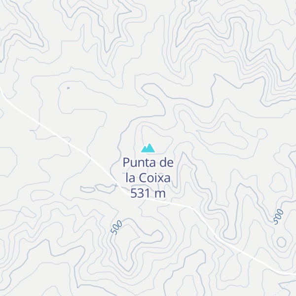 Map of Punta de la Coixa