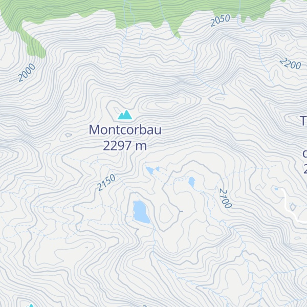 Map of Cabana dera Tuta dera Vop